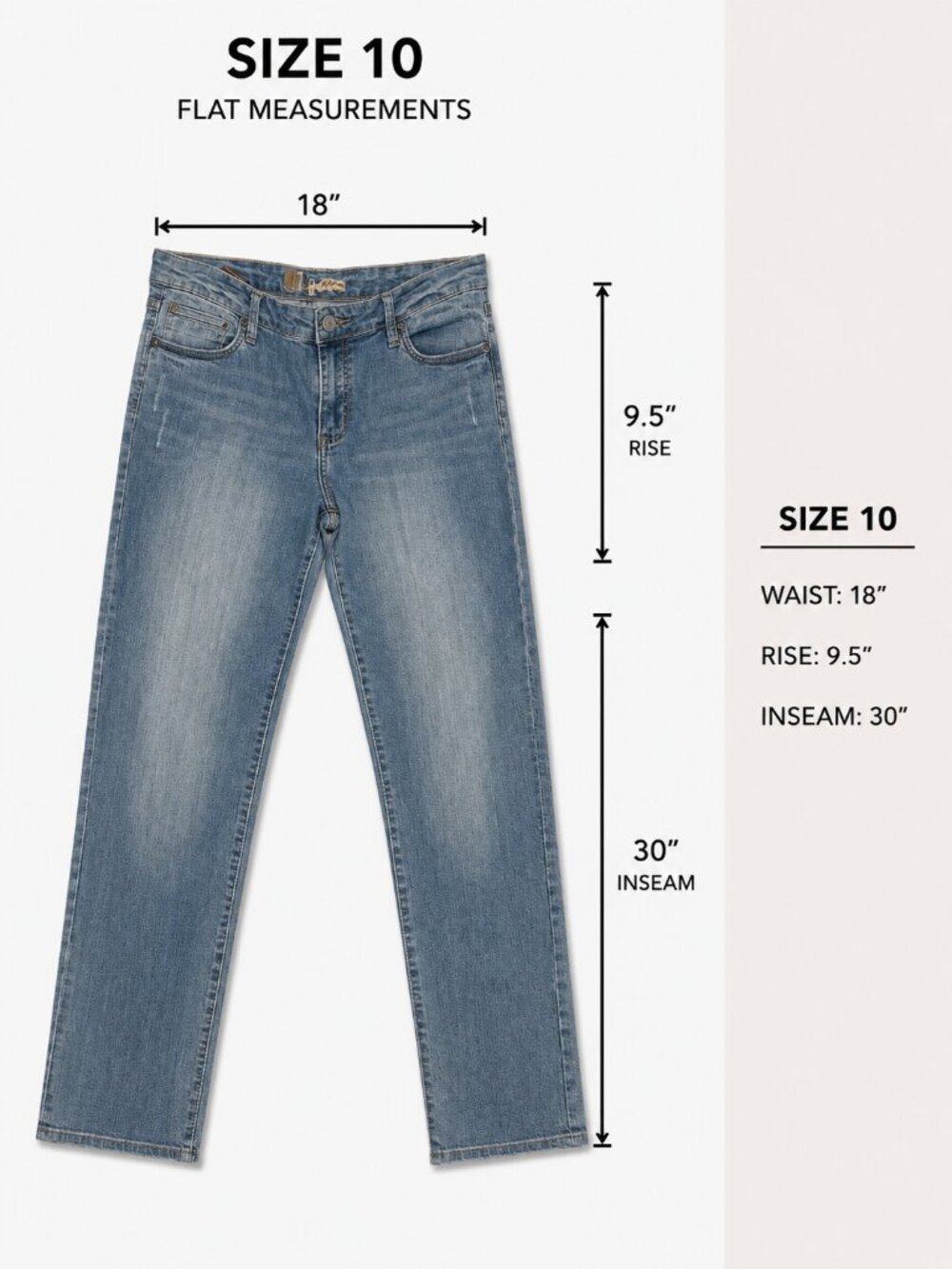 Kut from the Kloth Midrise Straight Jean